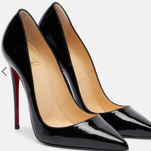 Christian Louboutin Glossy Black Stiletto Heels